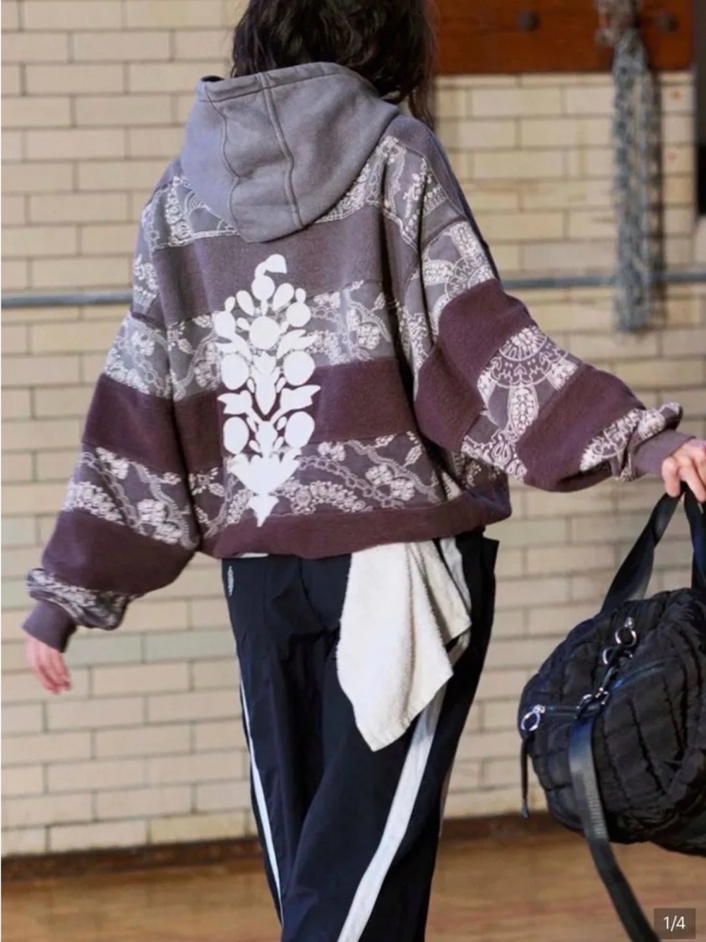 NWT Free People Bandana Hoodie
